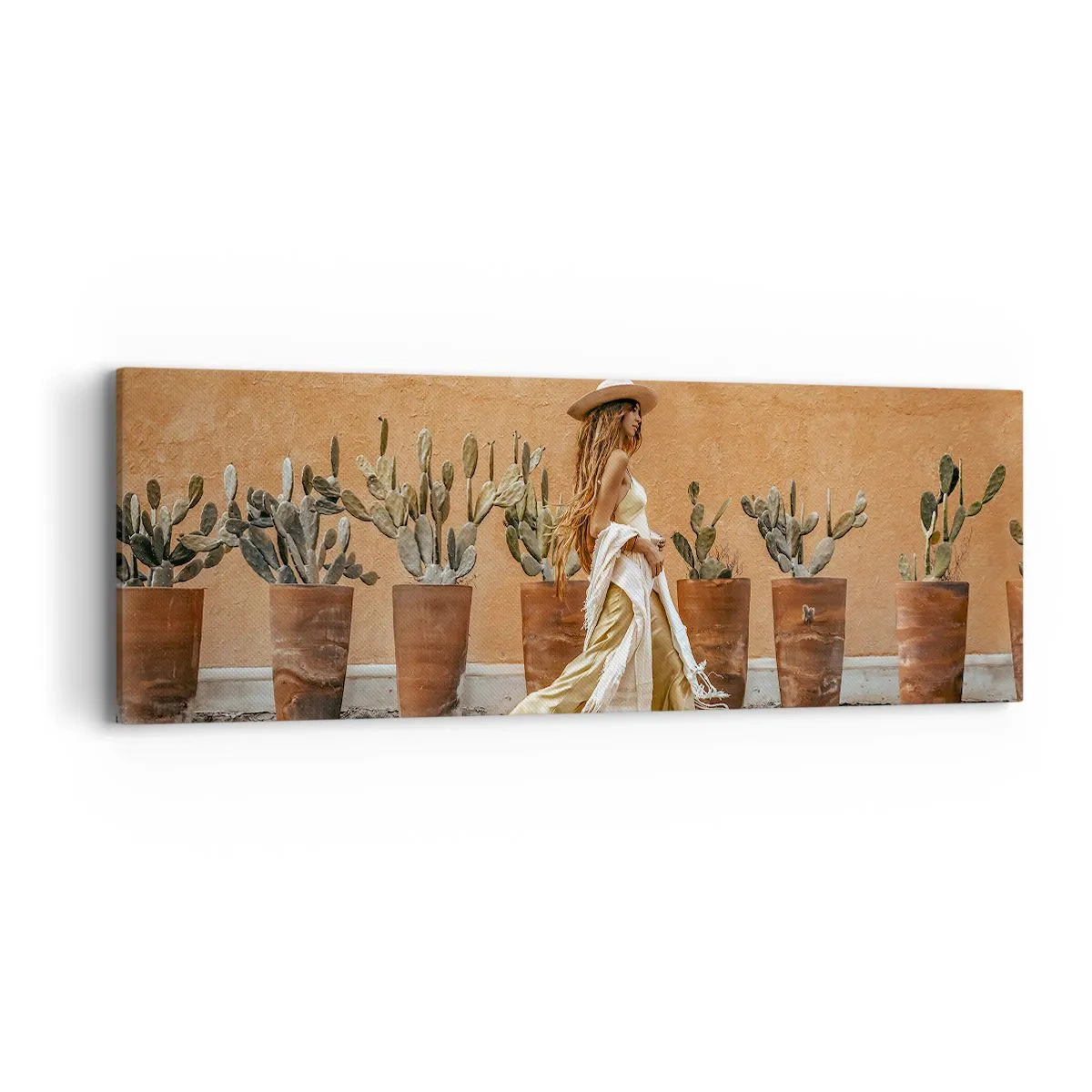 Quadro em tela - Estilo hippie - 90x30 cm