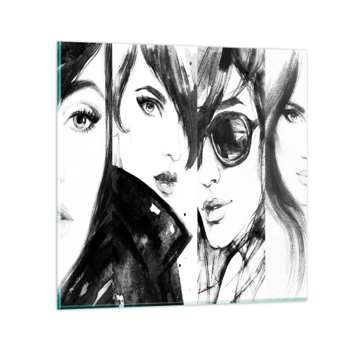 Quadro em vidro - Beleza multiplicada - 40x40 cm