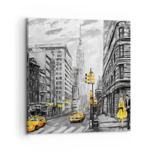 Quadro em tela - Um conto de Nova Iorque - 70x70 cm