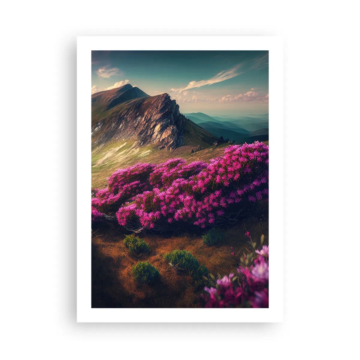 Pôster - Verão nas montanhas - 50x70 cm