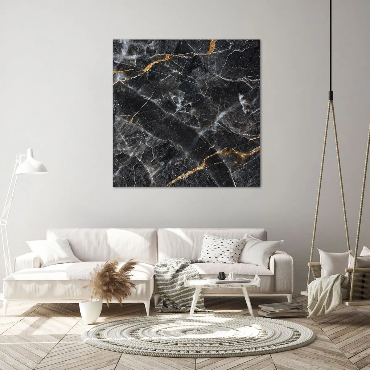 Quadro em tela - A vida interior da pedra - 70x70 cm