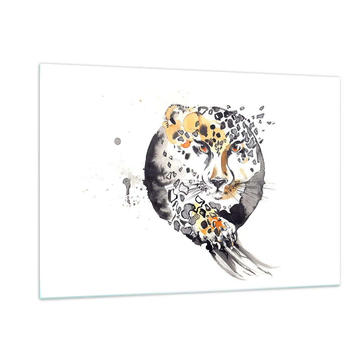 Quadro em vidro - Beleza predatória - 120x80 cm