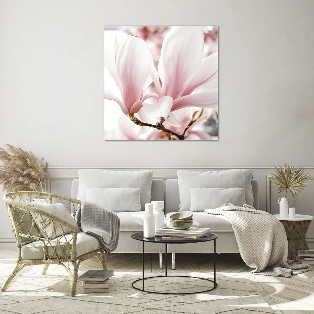 Quadro em vidro - Sensibilidade infinita - 30x30 cm