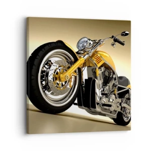 Quadro em tela - O sonho da força e da velocidade - 30x30 cm