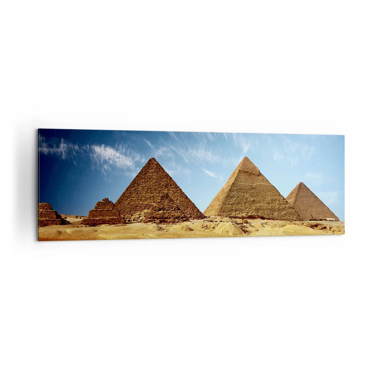 Quadro em tela - 40 séculos vos contemplam - 160x50 cm