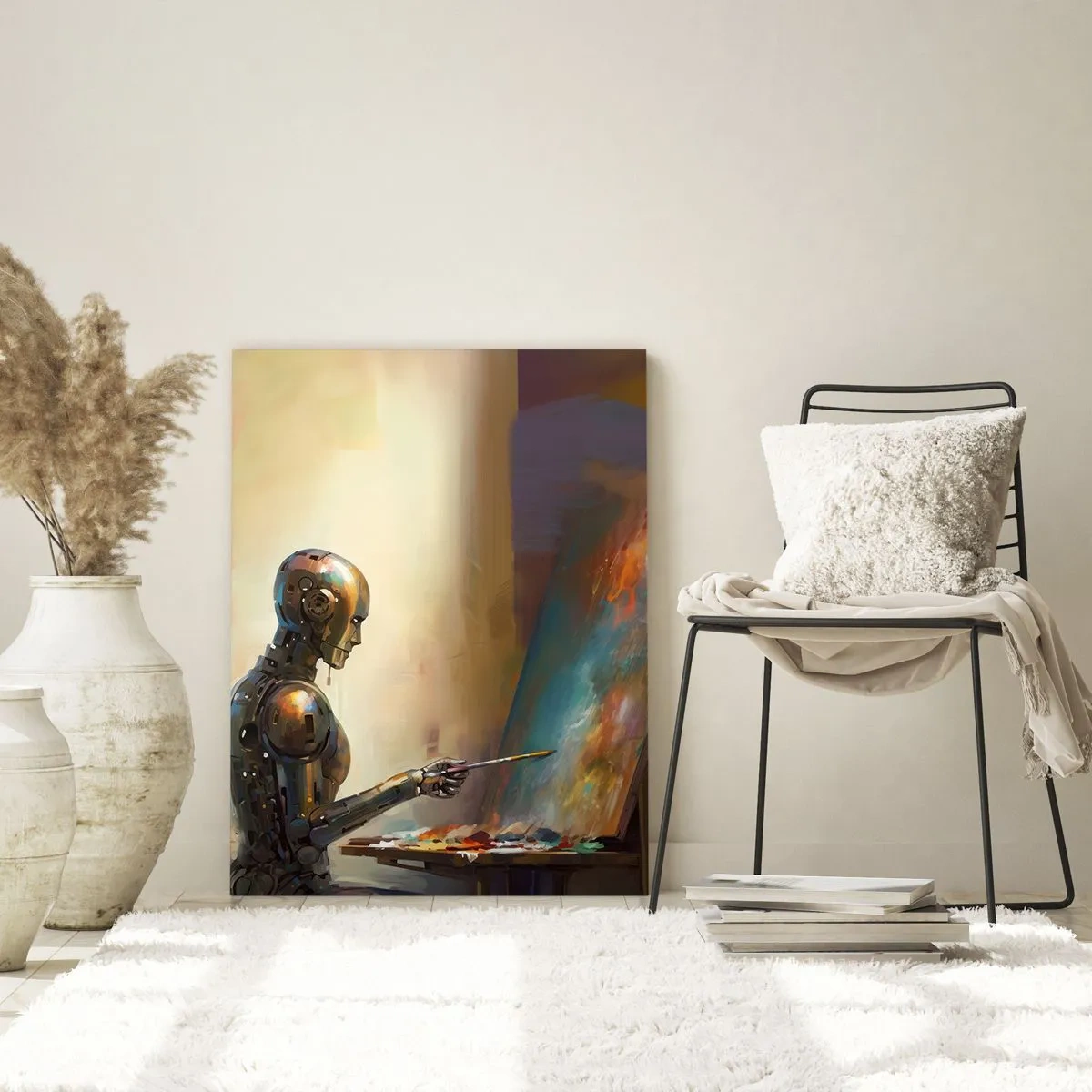 Quadro em vidro - A arte do futuro - 80x120 cm