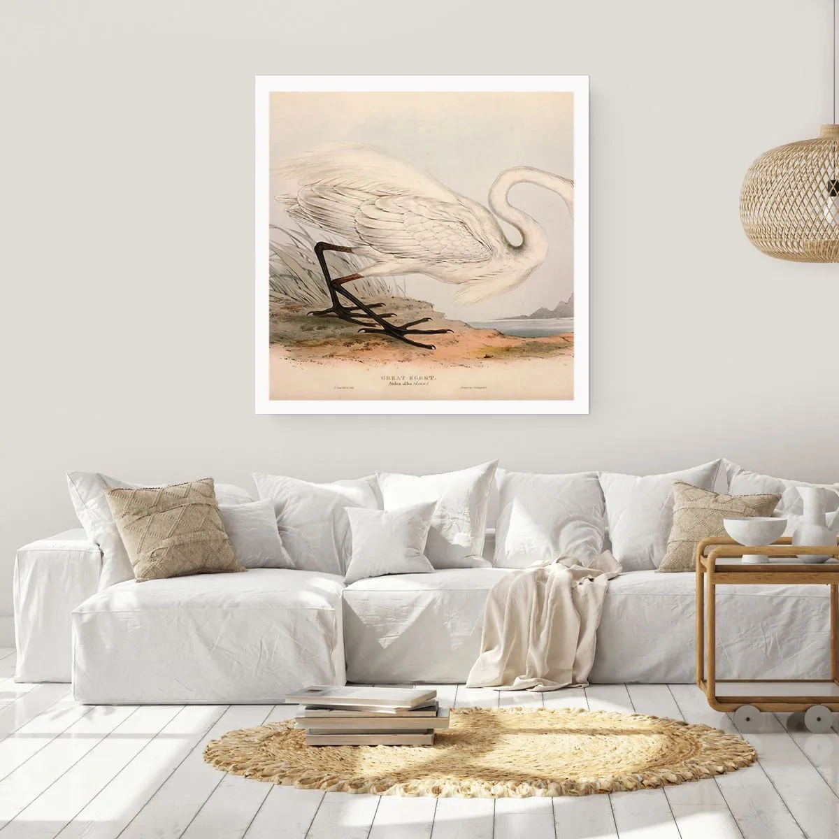 Pôster - A senhora nos juncos - 60x60 cm