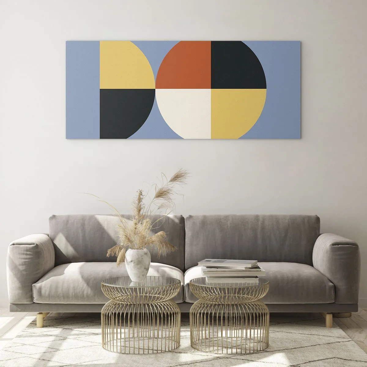 Quadro em vidro - Verja e conte - 120x50 cm