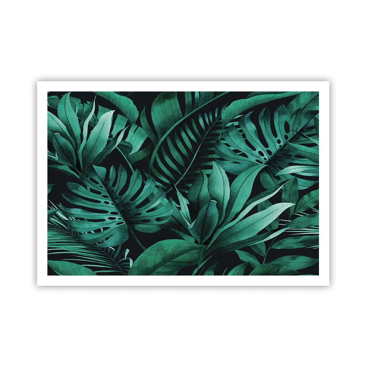 Pôster - A profundidade da vegetação tropical - 100x70 cm