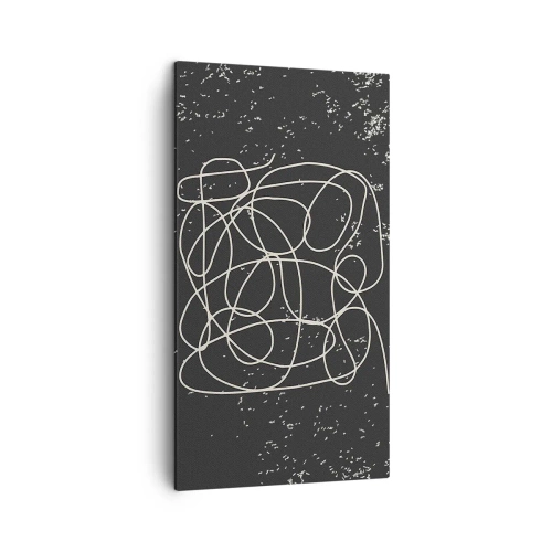 Quadro em tela - Pensamentos errantes - 45x80 cm