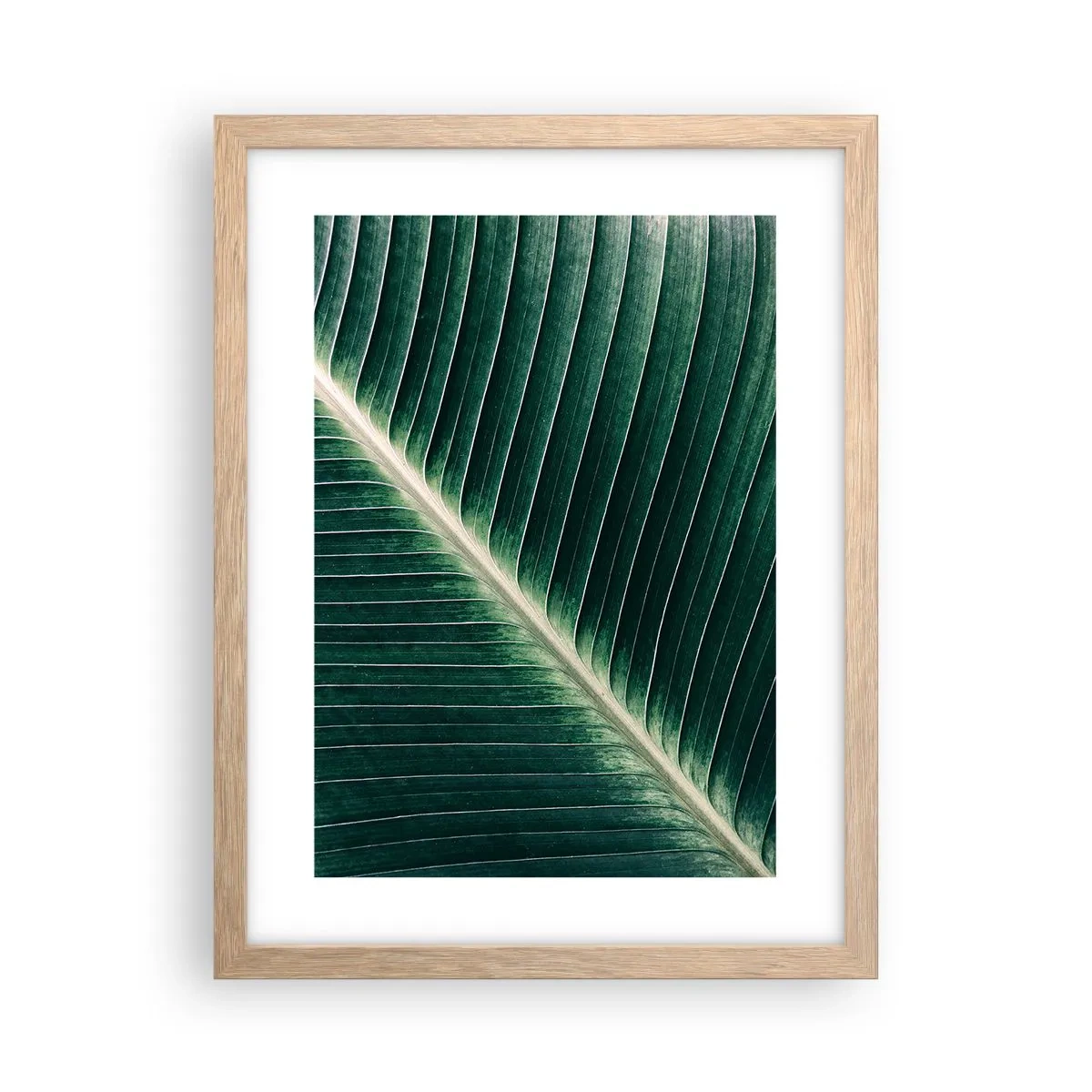 Pôster com moldura de carvalho claro - O ritmo da natureza - 30x40 cm