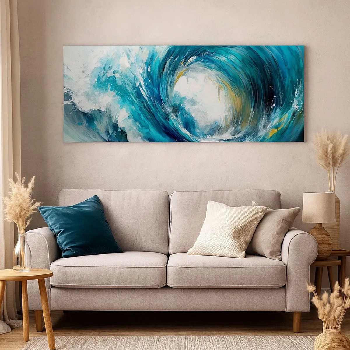 Quadro em tela - Portal do mar - 100x40 cm