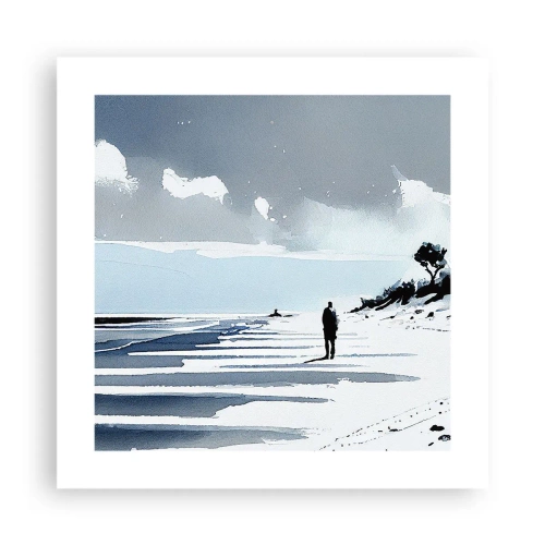Pôster - Sozinho - 40x40 cm