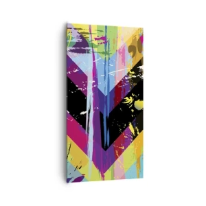Quadro em tela - De cima para baixo - 65x120 cm