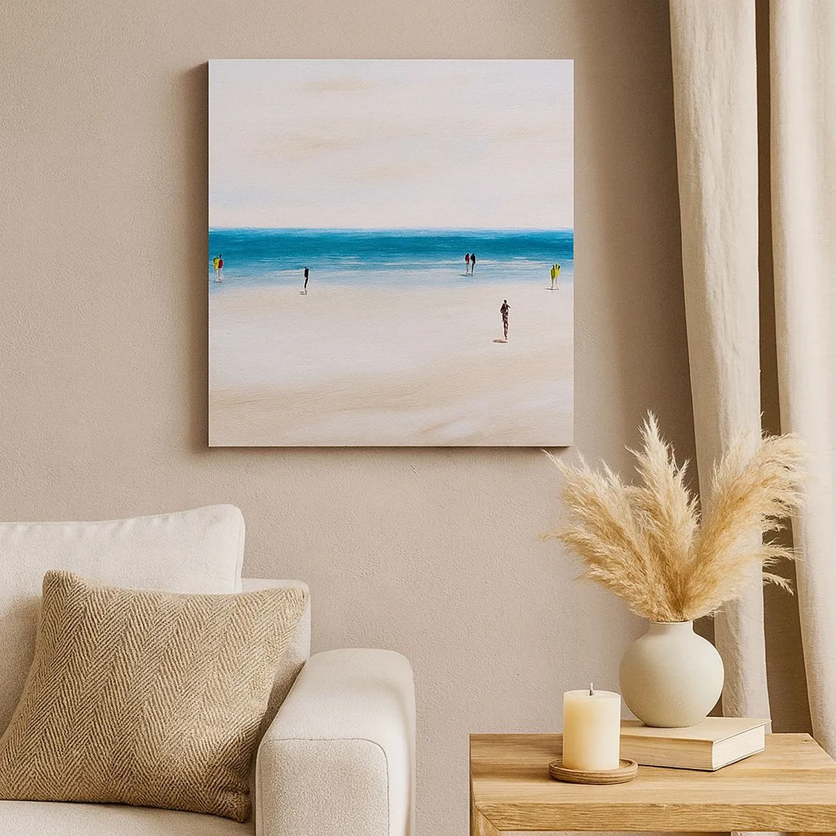 Quadro em tela - Uma necessidade natural - 30x30 cm