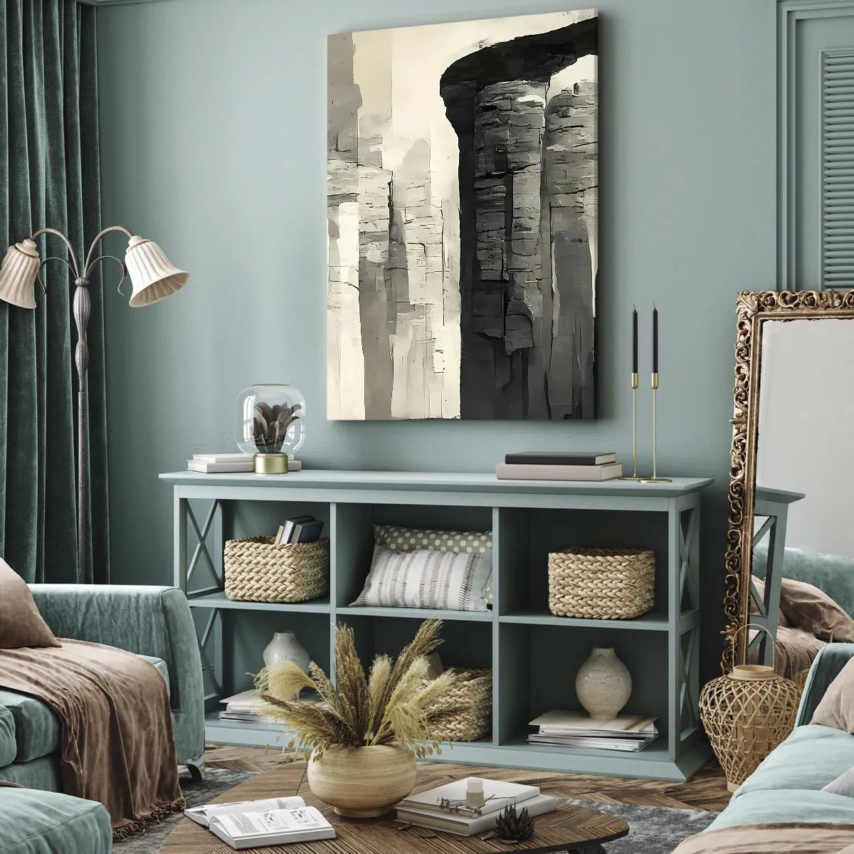 Quadro em tela - A majestade da antiguidade - 50x70 cm