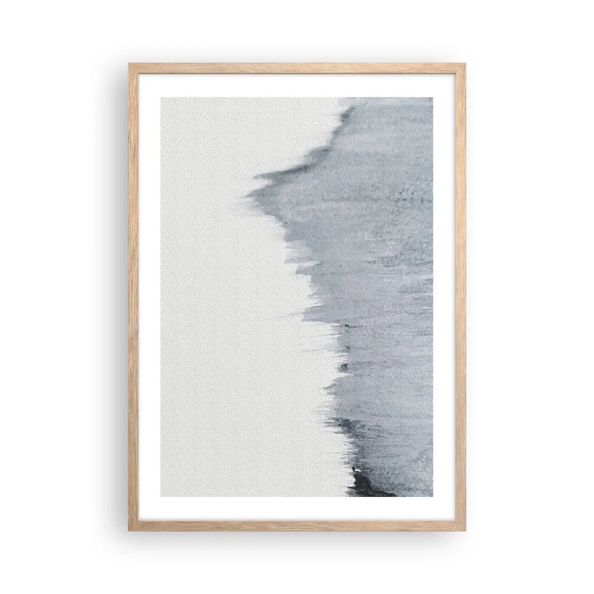 Pôster com moldura de carvalho claro - Um registo misterioso - 50x70 cm