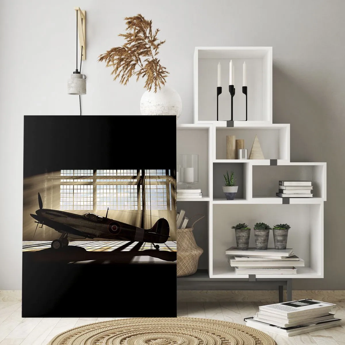 Quadro em vidro - Descanso do guerreiro - 50x70 cm