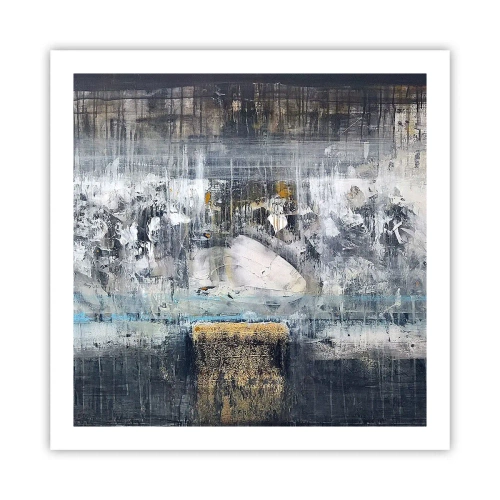 Pôster - Pelo gelo ou pelo torrão de terra - 60x60 cm