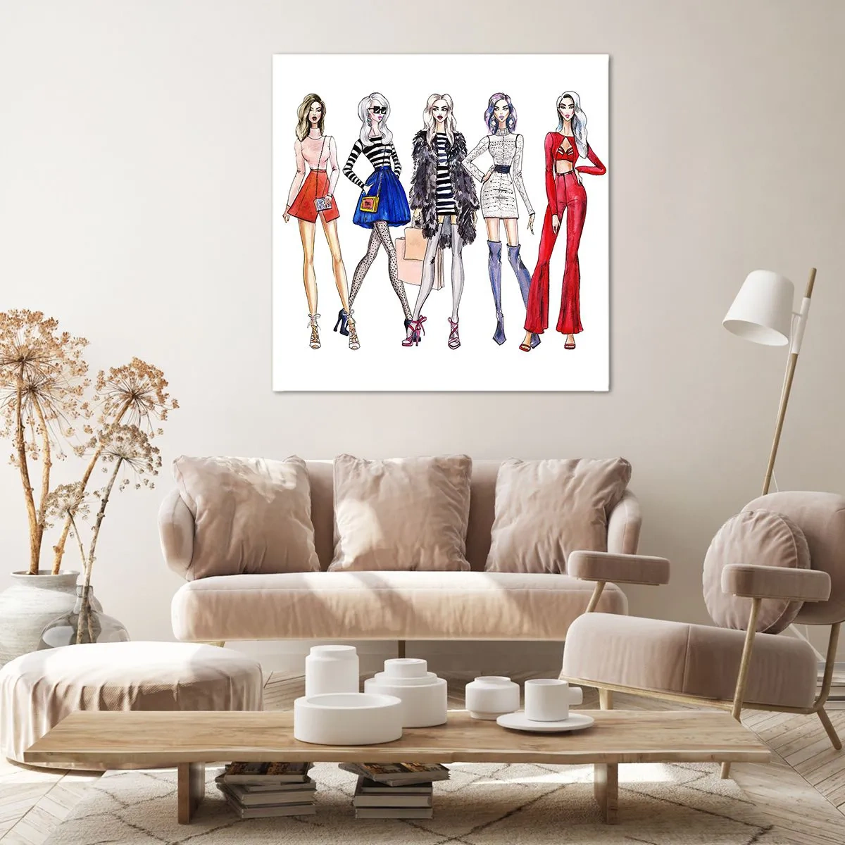Quadro em tela - Every week Fashion Week - 70x70 cm