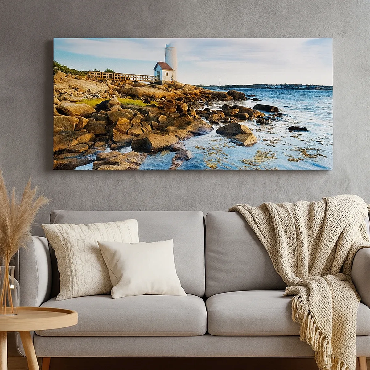 Quadro em tela - Voltem bem, estou à espera - 30x30 cm