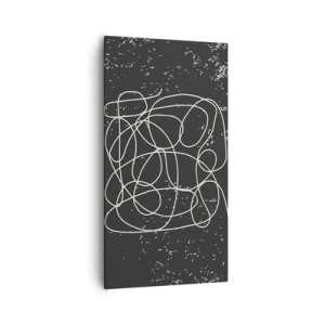 Quadro em tela - Pensamentos errantes - 55x100 cm