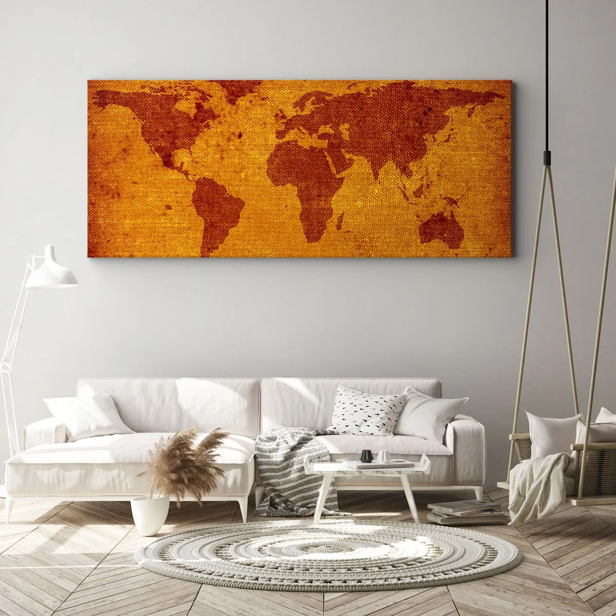 Quadro em tela - Convite para viajar - 160x50 cm