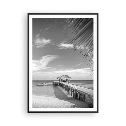 Pôster com moldura preta - Memória ou sonho? - 70x100 cm