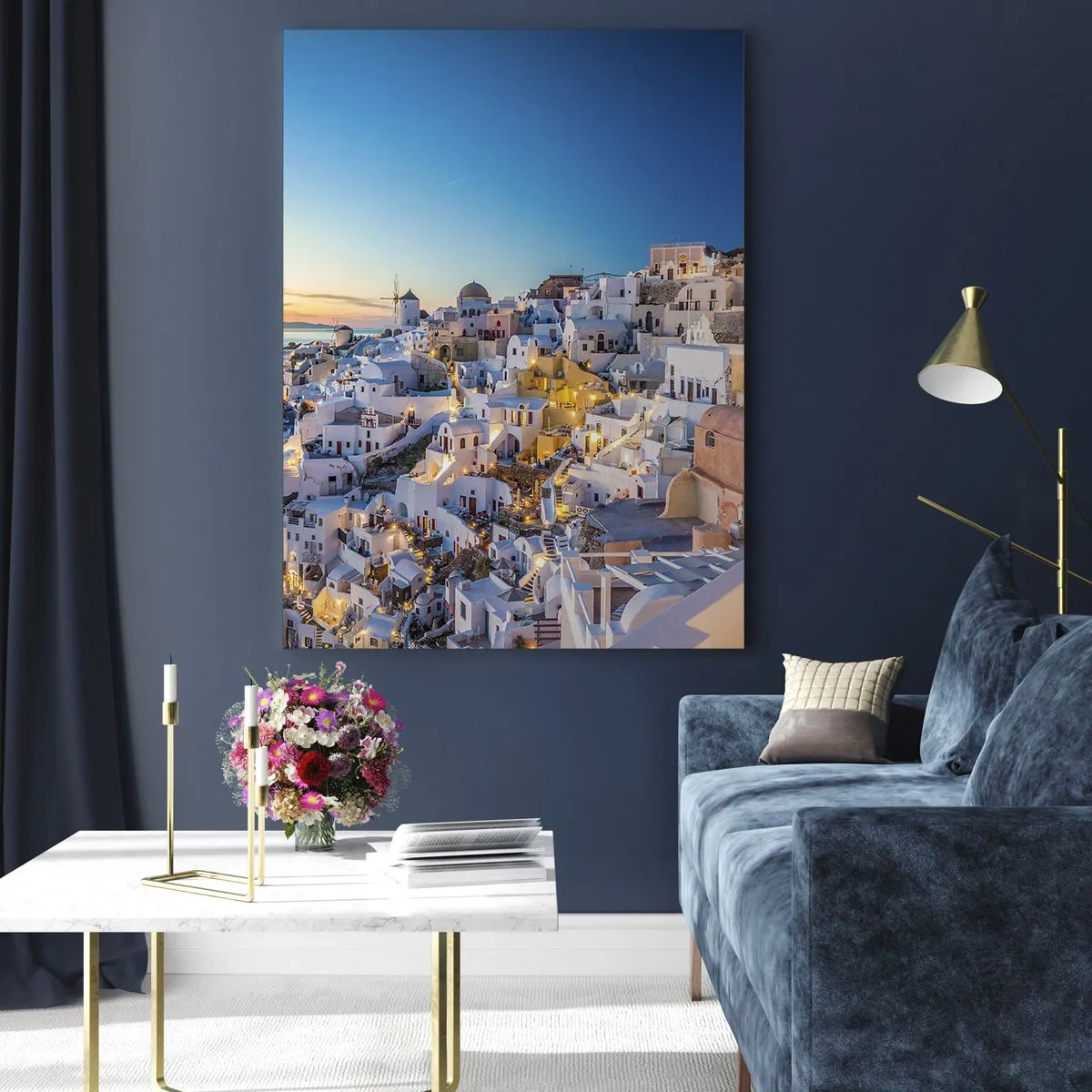 Quadro em vidro - A essência grega - 50x70 cm