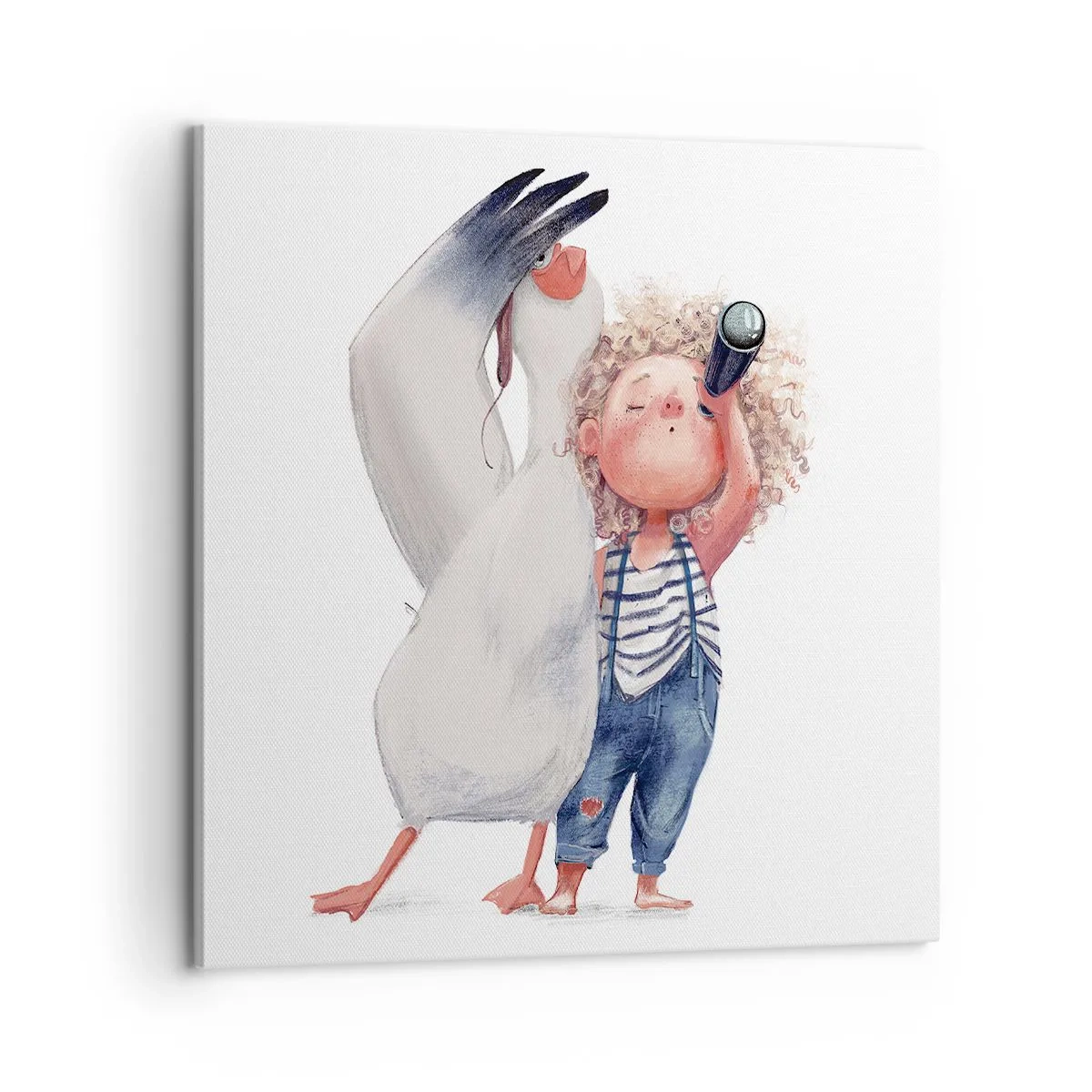 Quadro em tela - O itinerário da grande viagem - 60x60 cm