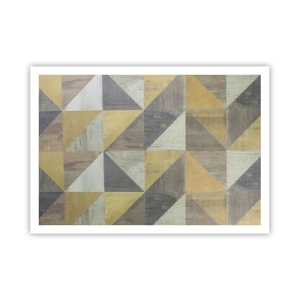 Pôster - Em ângulo com um triângulo - 100x70 cm