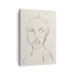 Quadro em tela - Esboço da sensualidade - 50x70 cm