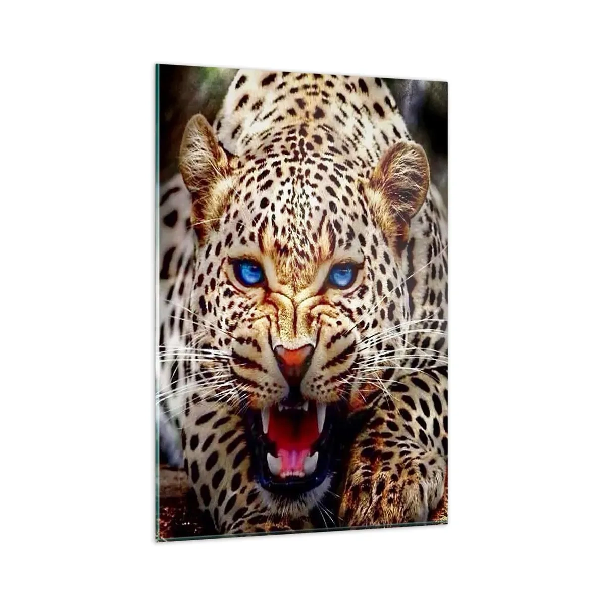 Quadro em vidro - A raiva não afeta a beleza - 80x120 cm