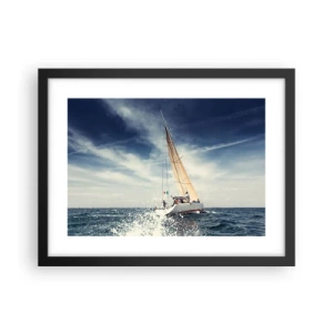 Pôster com moldura preta - Não nos alcançarão! - 40x30 cm