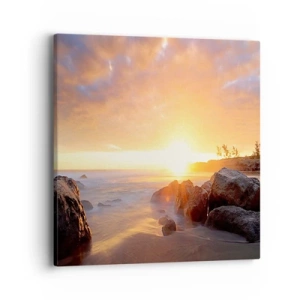 Quadro em tela - A brisa luminosa da noite - 40x40 cm