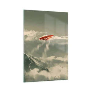 Quadro em vidro - O pioneiro destemido - 80x120 cm
