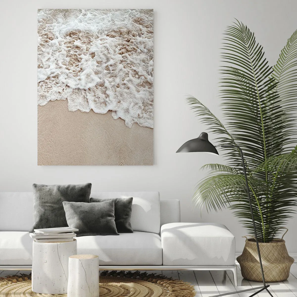 Quadro em vidro - Volto logo - 70x100 cm