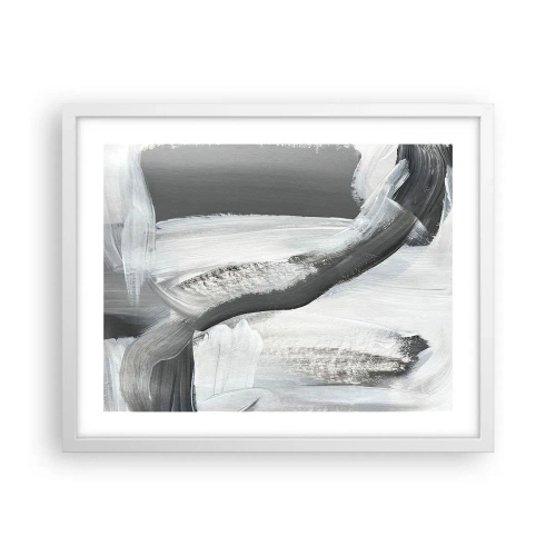 Pôster em moldura branca - Um movimento decisivo - 50x40 cm