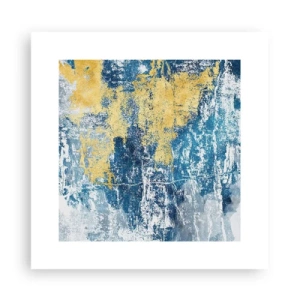 Pôster - Abstração cheia de clima - 30x30 cm