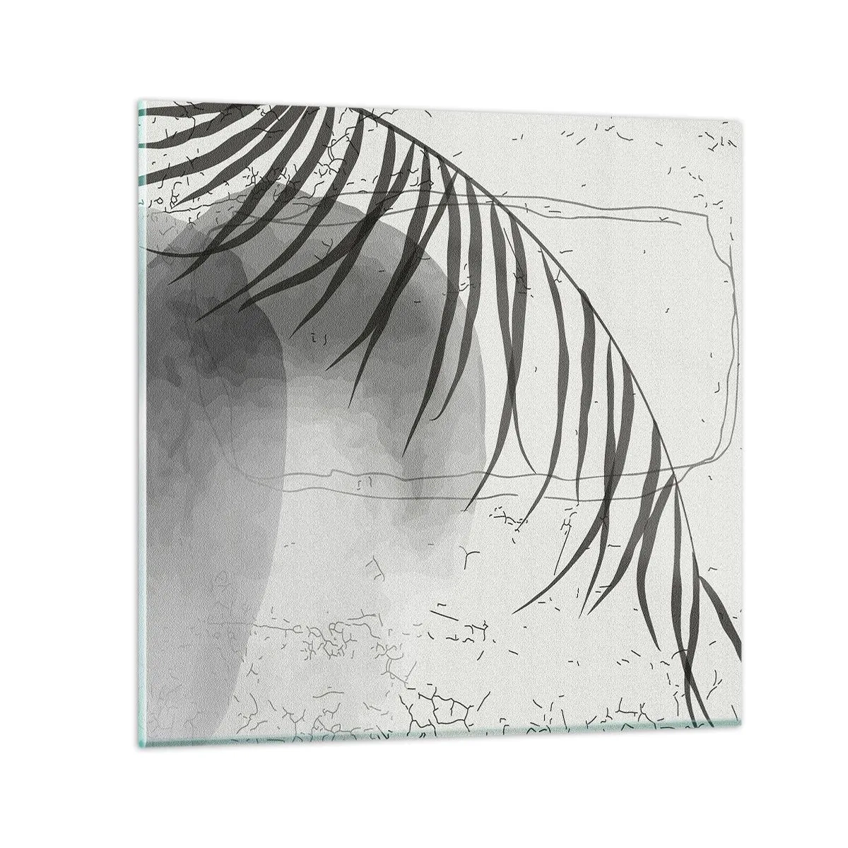 Quadro em vidro - O sutil exotismo da natureza - 40x40 cm