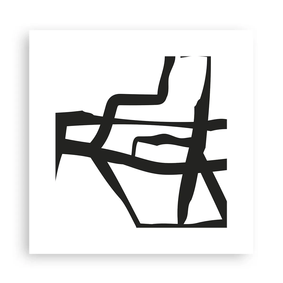 Pôster - Projeto preto e branco - 30x30 cm