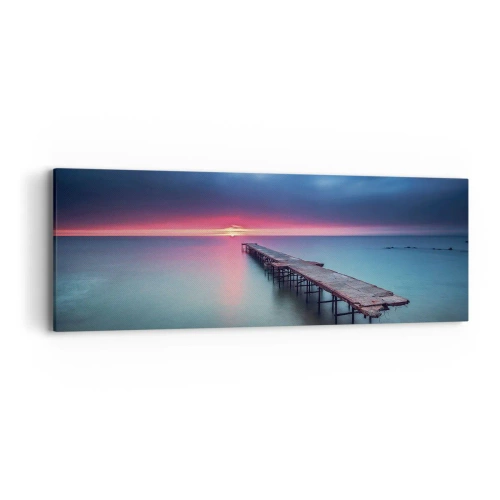 Quadro em tela - Entre o céu e a terra - 90x30 cm