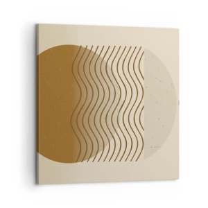 Quadro em tela - Sobre a origem das figuras geométricas - 60x60 cm