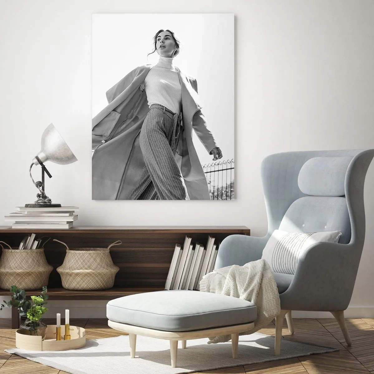 Quadro em vidro - Vens comigo? - 50x70 cm