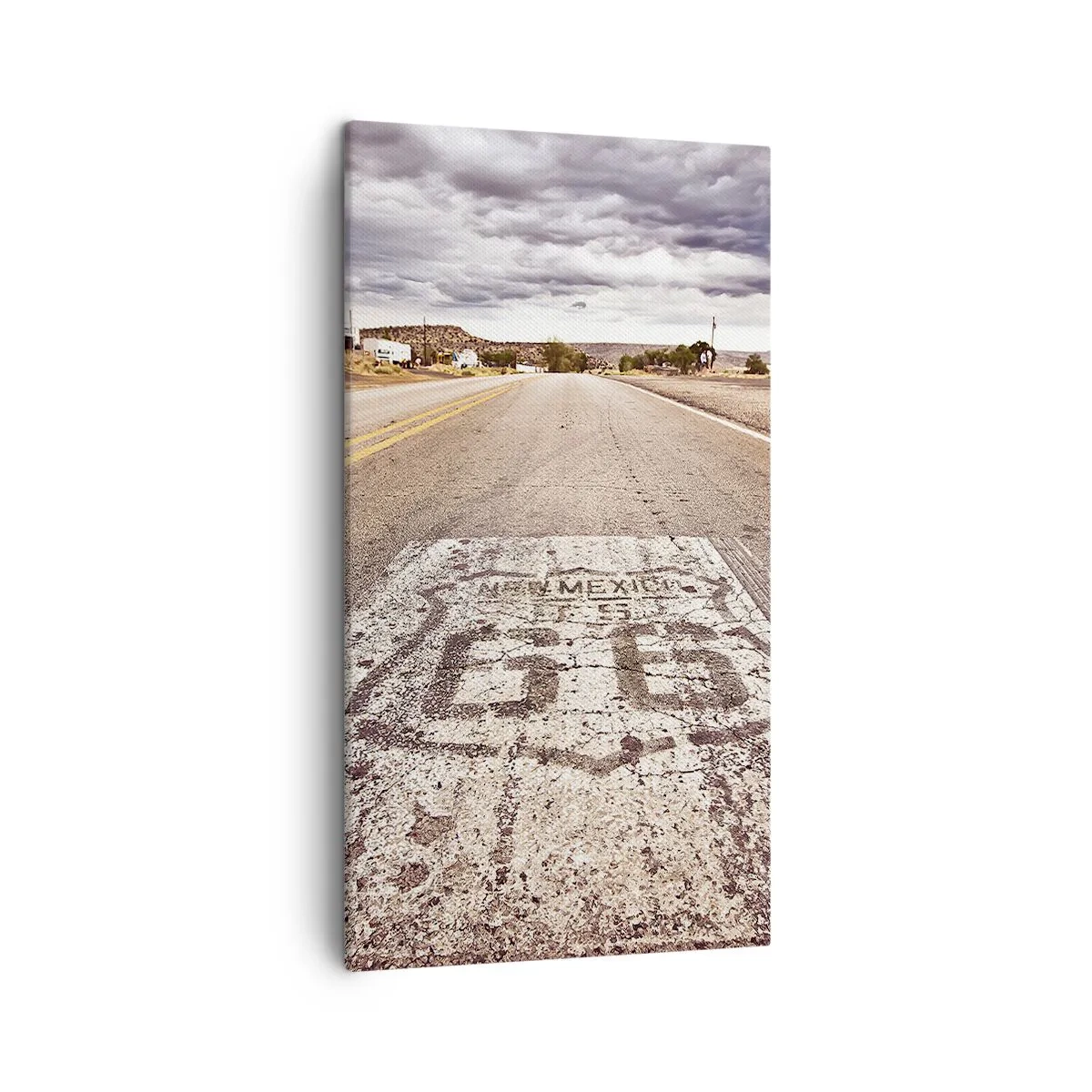 Quadro em tela - Mother Road - uma lenda americana - 45x80 cm