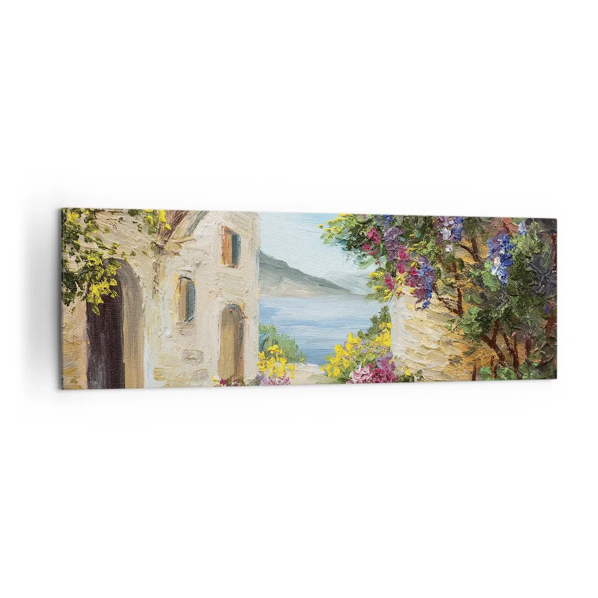 Quadro em tela - O encanto da província costeira - 160x50 cm