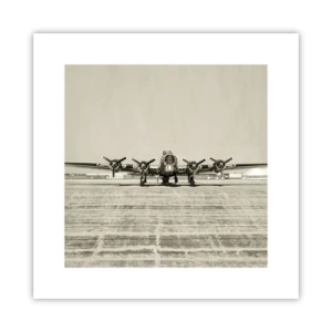 Pôster - Pronto como sempre  - 30x30 cm