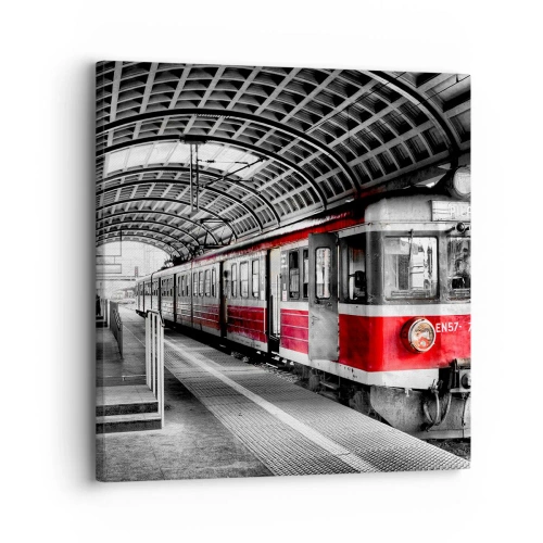 Quadro em tela - Talvez seja a viagem de sua vida? - 30x30 cm