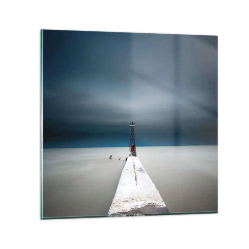 Quadro em vidro - Ao encontro do infinito - 30x30 cm