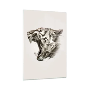 Quadro em vidro - Já sabe quem está no comando - 70x100 cm